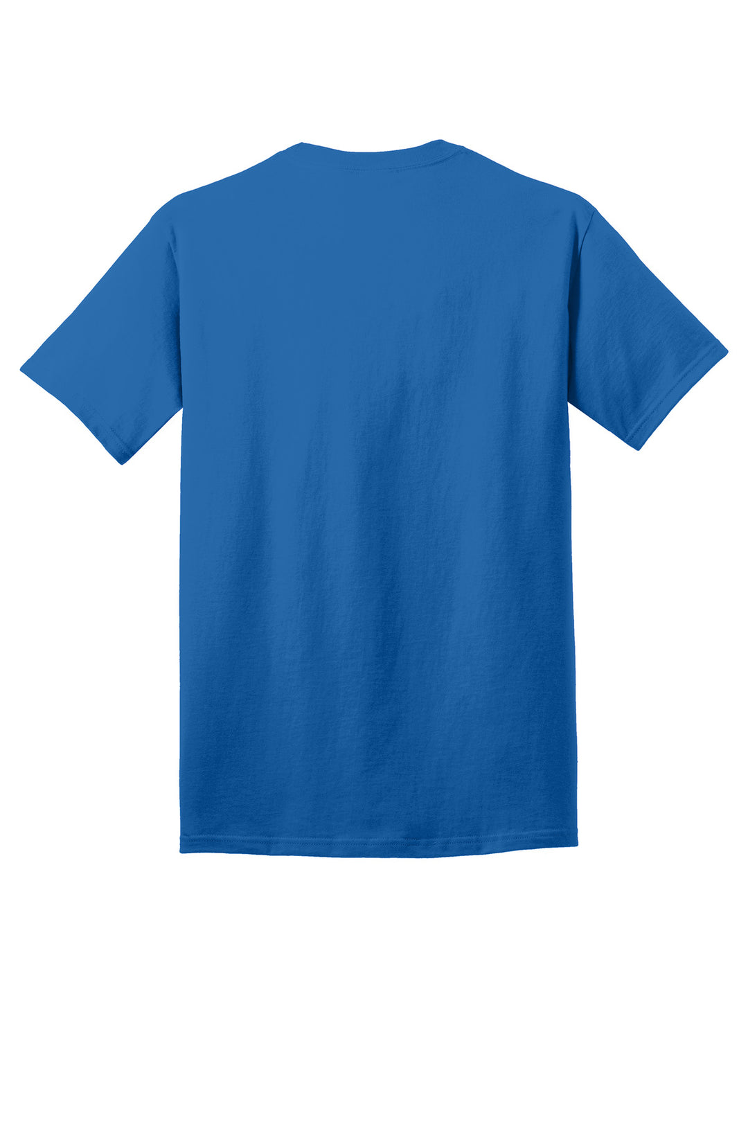 Rear View of Royal Port & Company - Core Cotton Tee. PC54