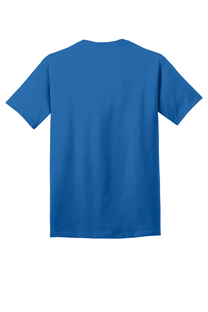 Rear View of Royal Port & Company - Core Cotton Tee. PC54