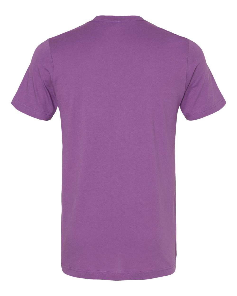 Rear View of Royal Purple Jersey Tee - 3001