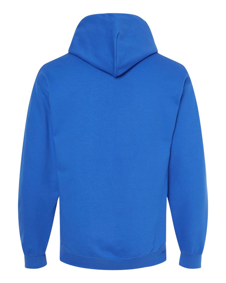 Rear View of Royal Softstyle® Midweight Hooded Sweatshirt - SF500