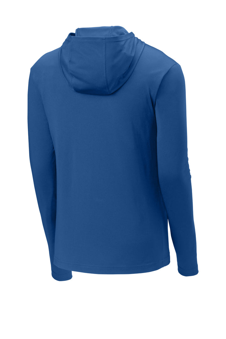 Rear View of Royal Sport-Tek PosiCharge Competitor Hooded Pullover. ST358