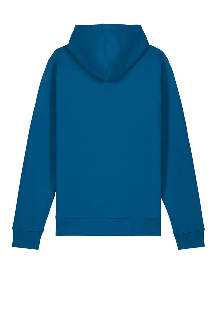 Rear View of RoyalBlue Stanley/Stella Unisex Drummer 2.0 Hooded Sweatshirt SXU009