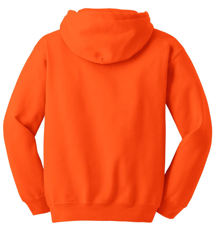 Rear View of S Orange Gildan - DryBlend Pullover Hooded Sweatshirt. 12500