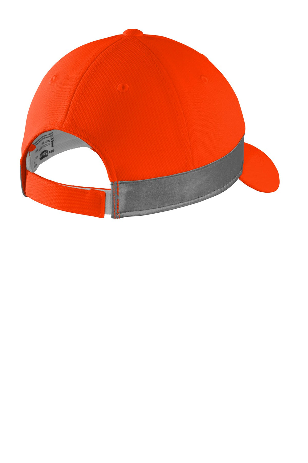 Rear View of Safety Orange CornerStone ANSI 107 Safety Cap. CS802