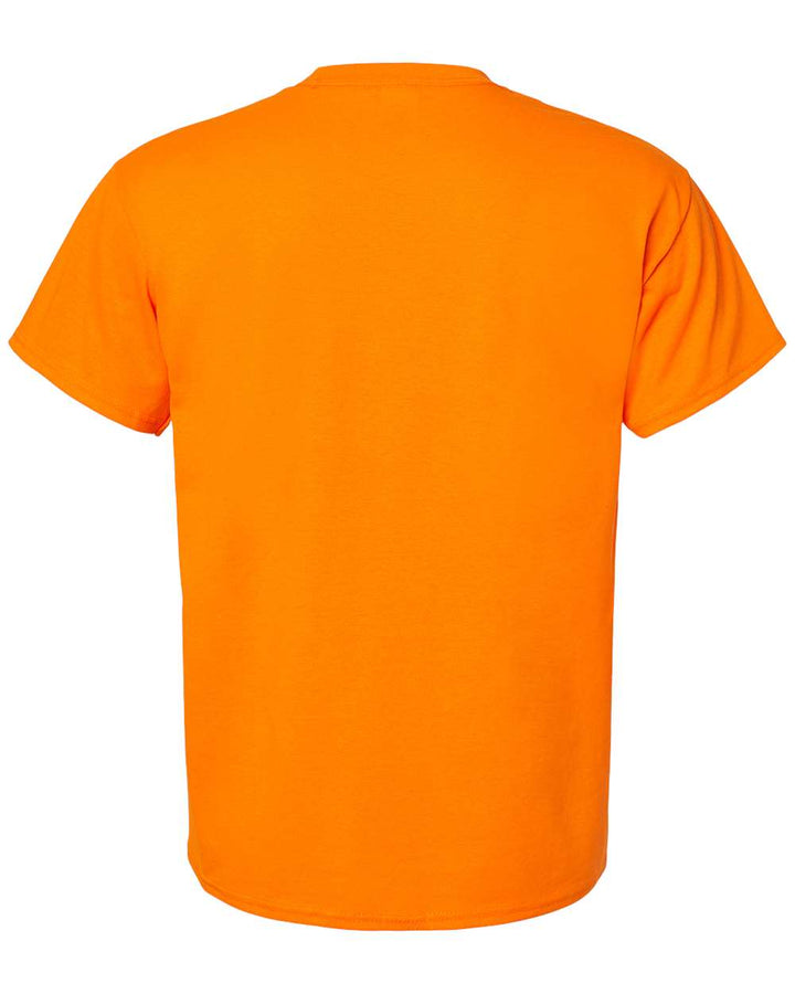 Rear View of Safety Orange Essential-T T-Shirt - 5280
