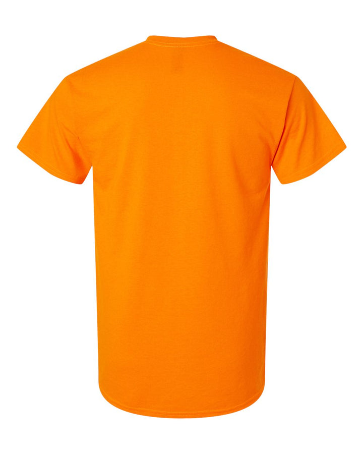 Rear View of Safety Orange Ultra Cotton® T-Shirt - 2000