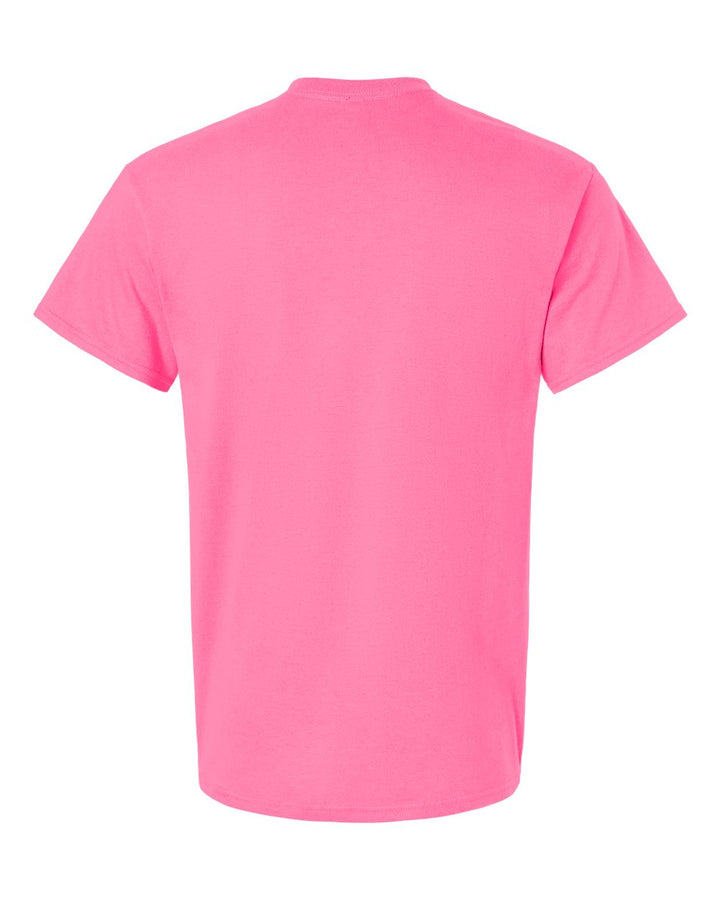 Rear View of Safety Pink Ultra Cotton® T-Shirt - 2000