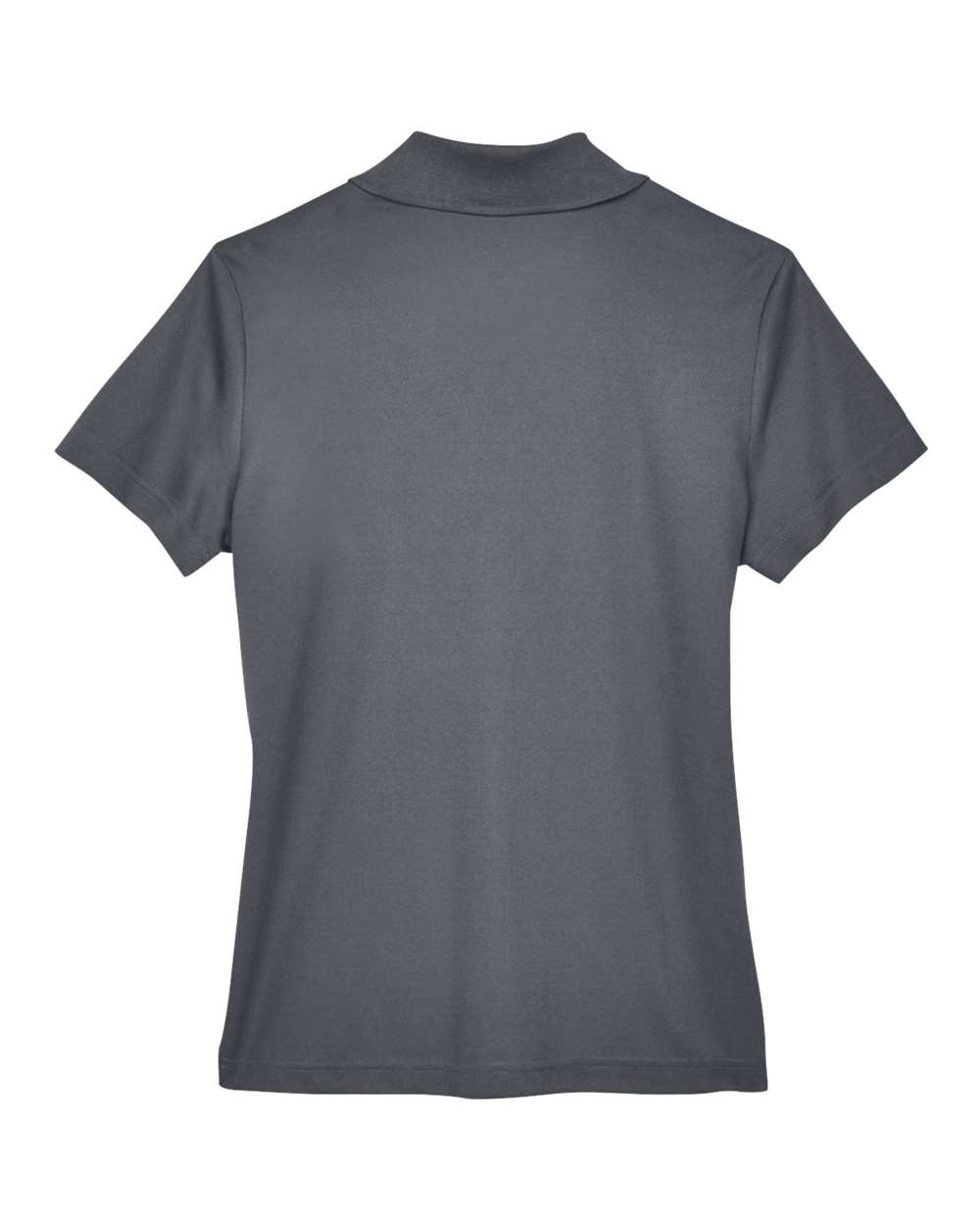 Rear View of Safety Yellow/ Carbon Women's Balance Colorblock Performance Piqué Polo - CE101W