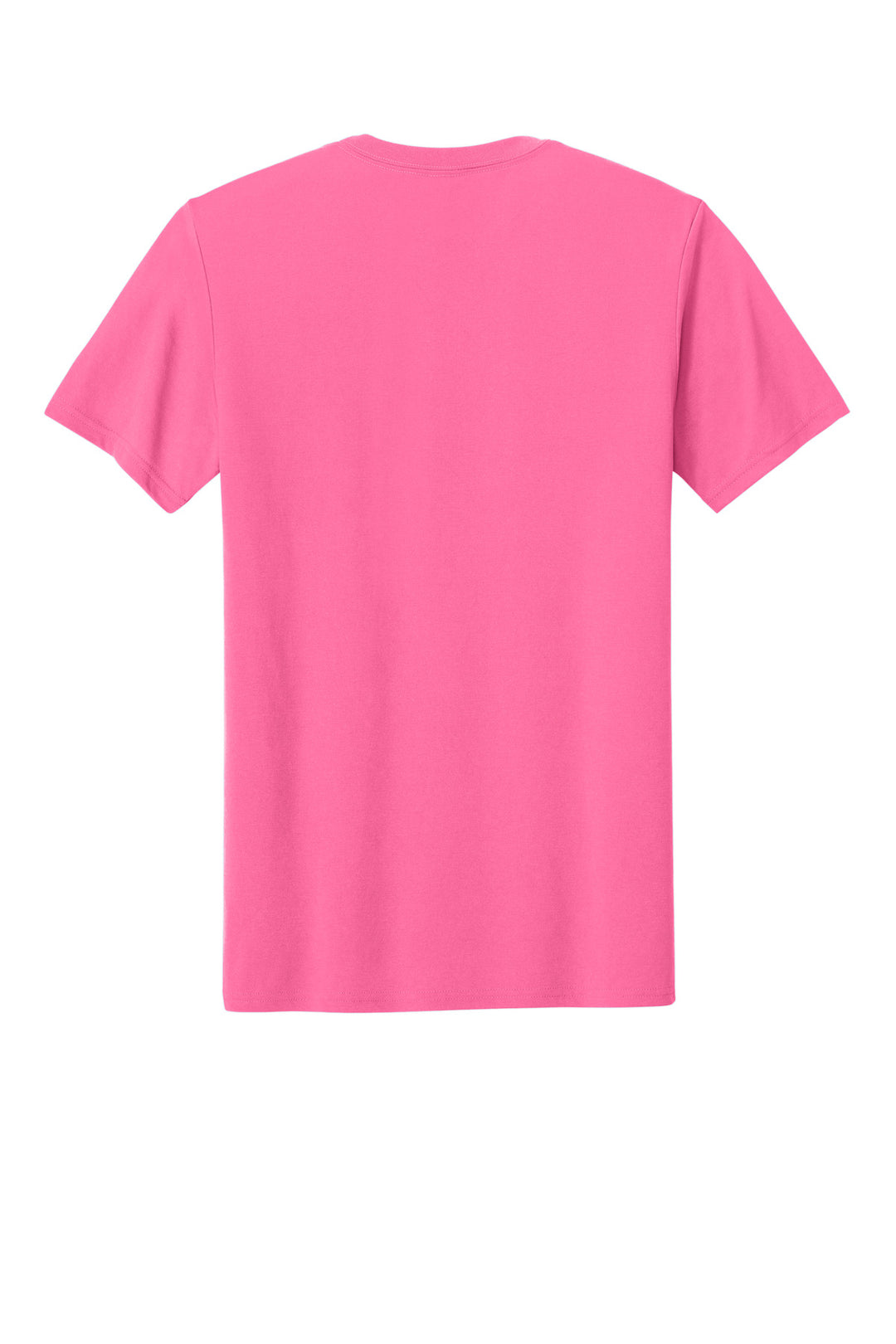 Rear View of SafetyPink Gildan Gildan Performance T-Shirt. 42000