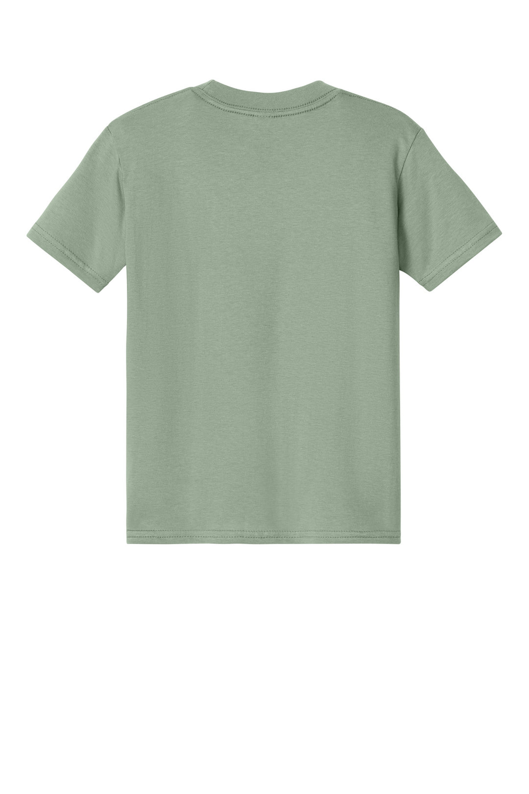 Rear View of Sage Gildan Youth Softstyle Midweight Tee 65000B