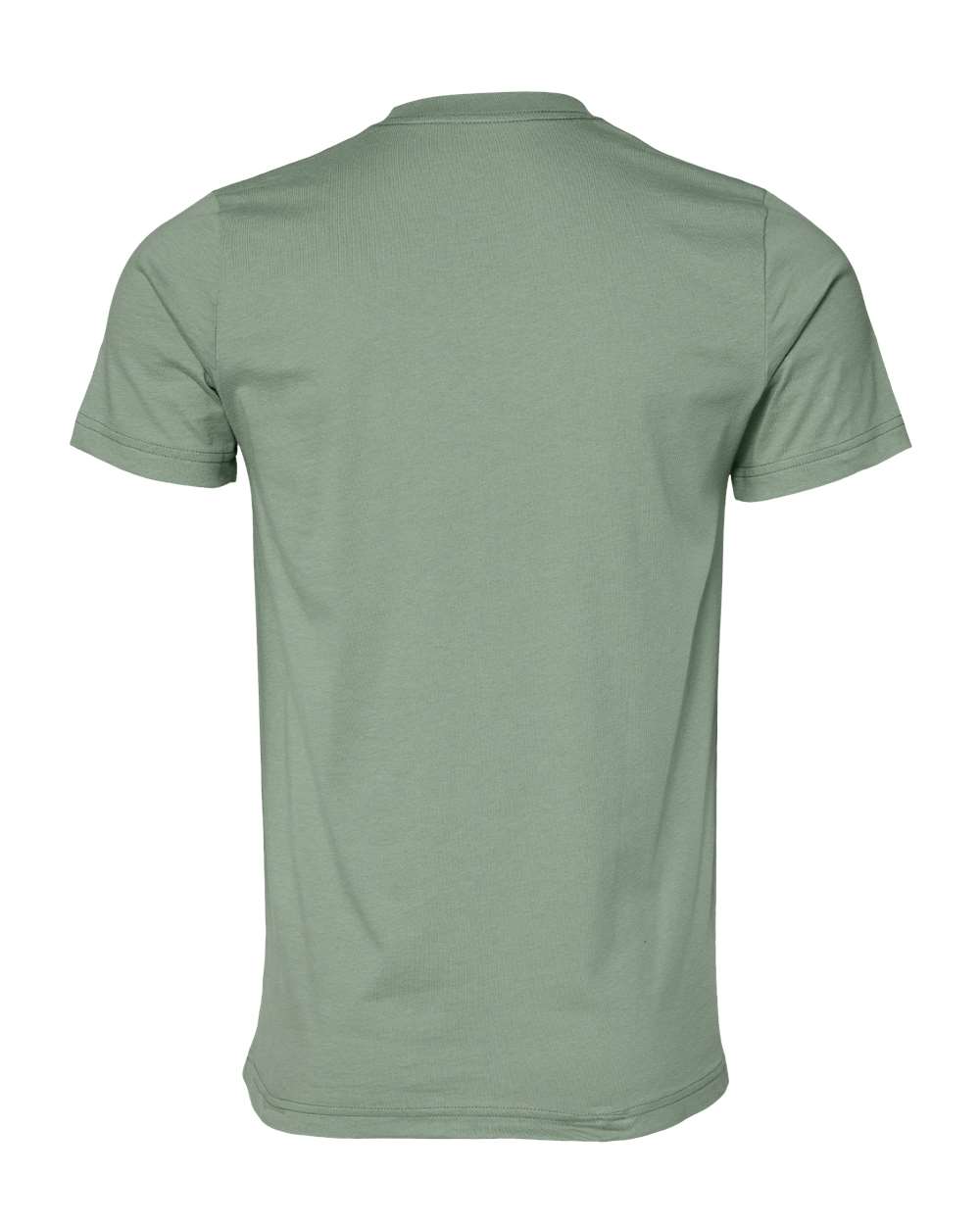 Rear View of Sage Jersey Tee - 3001