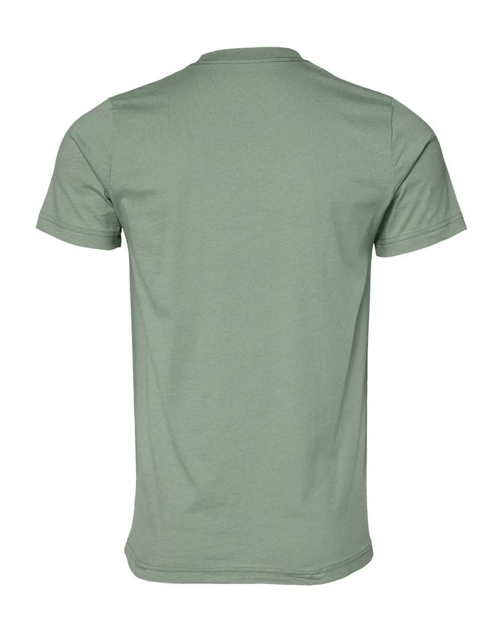 Rear View of Sage Jersey Tee - 3001