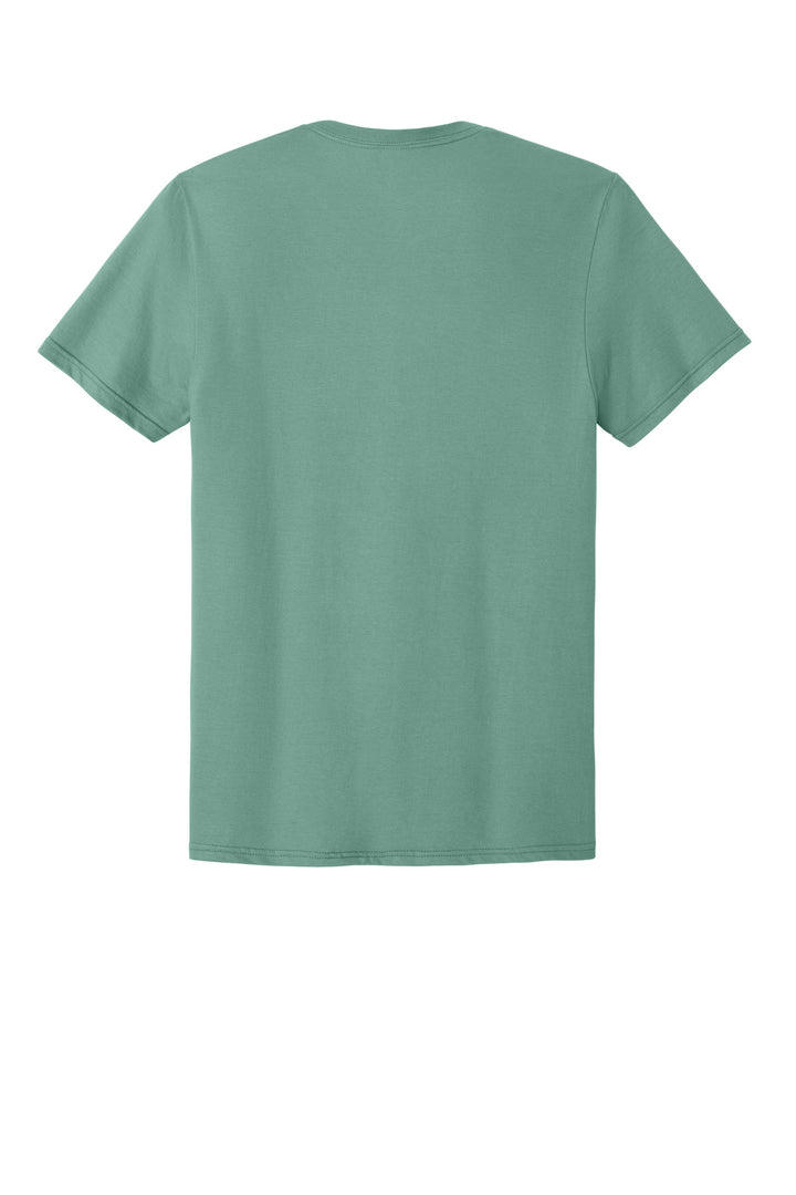 Rear View of Sage Jerzees Classics Unisex Cotton T-Shirt 363M