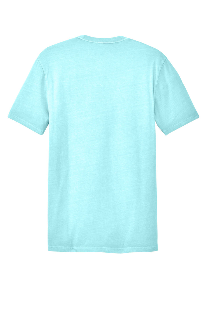 Rear View of SaltwtrBlu Allmade Unisex Mineral Dye Organic Cotton Tee AL2400