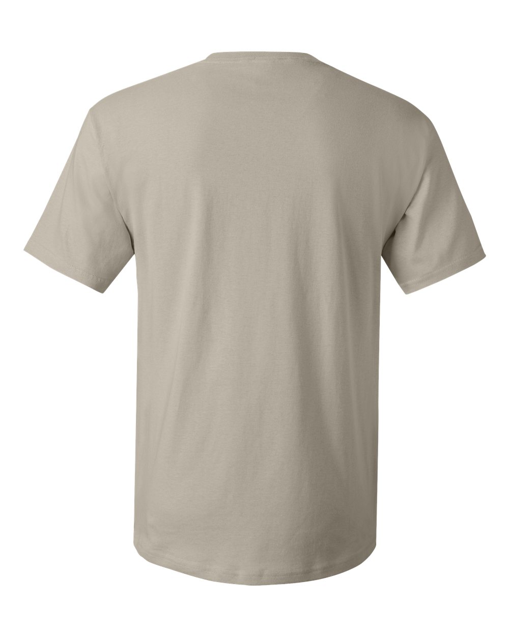 Rear View of Sand Essential-T T-Shirt - 5280