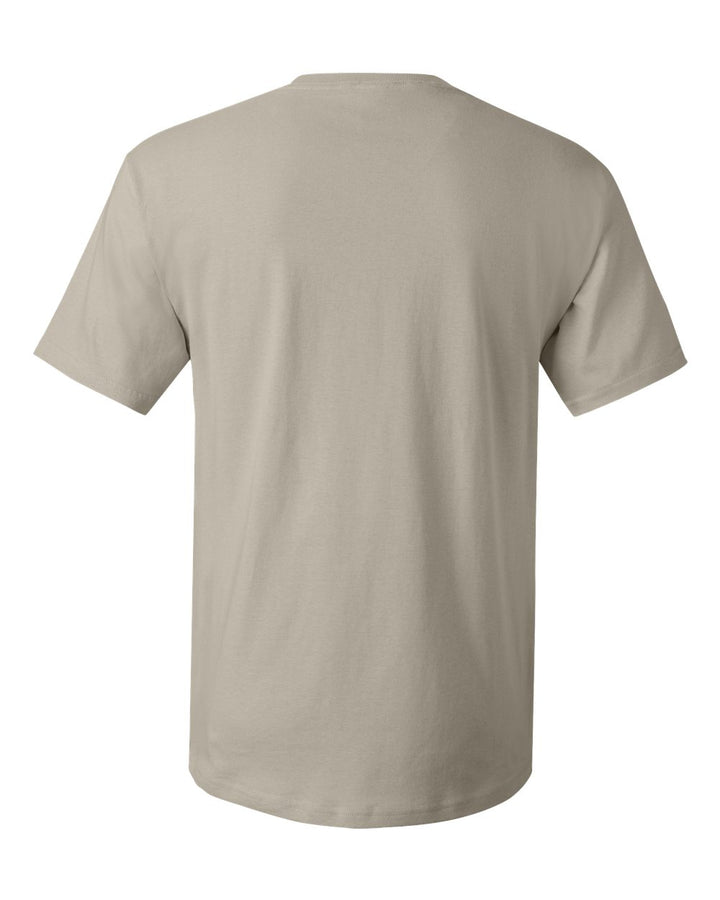 Rear View of Sand Essential-T T-Shirt - 5280
