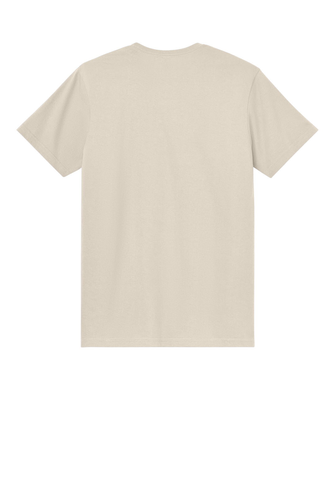 Rear View of Sand Gildan Light Cotton Tee 3000