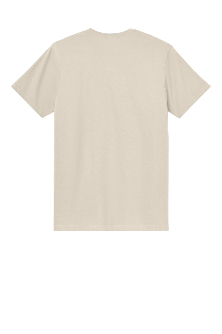 Rear View of Sand Gildan Light Cotton Tee 3000