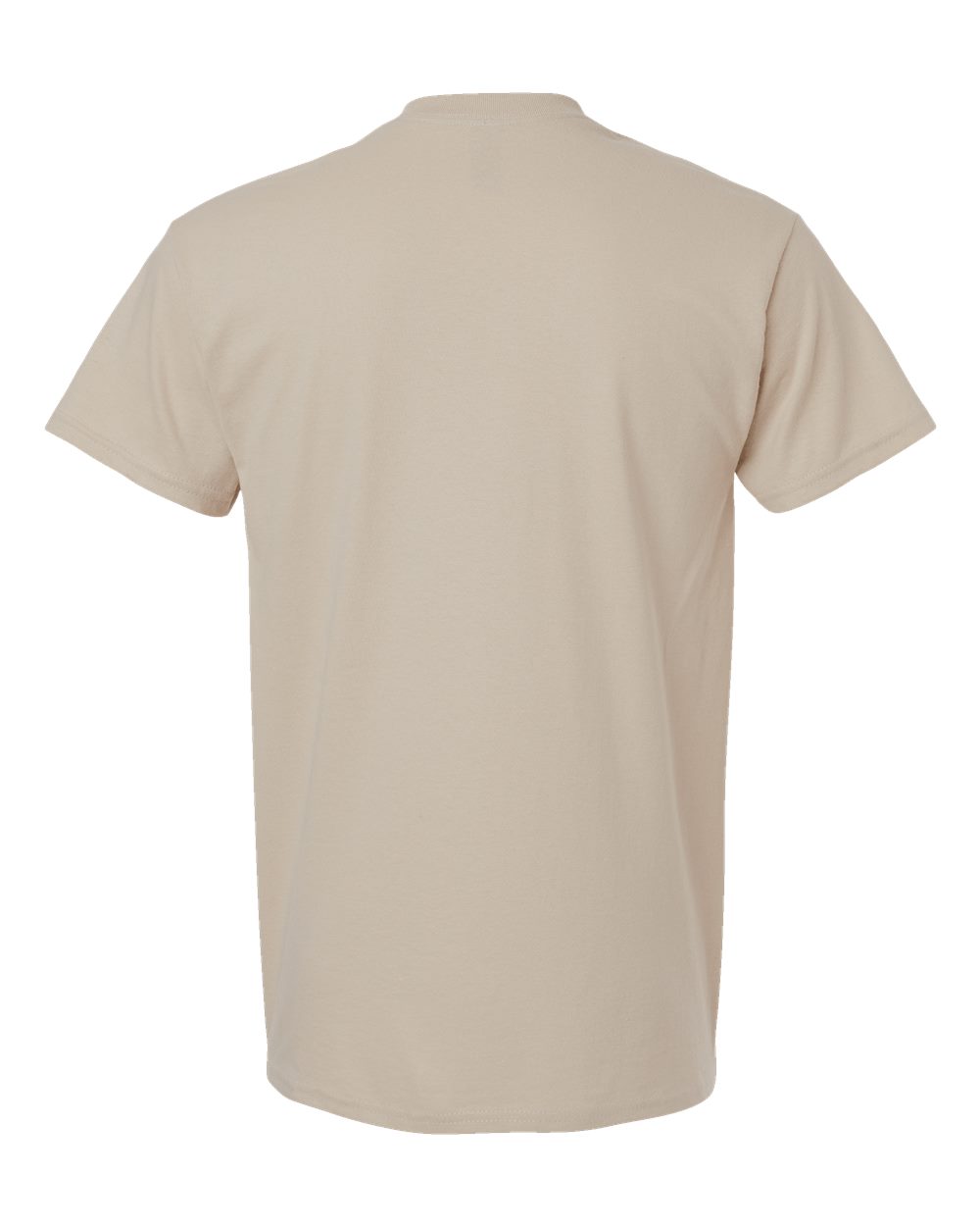 Rear View of Sand Ultra Cotton® T-Shirt - 2000