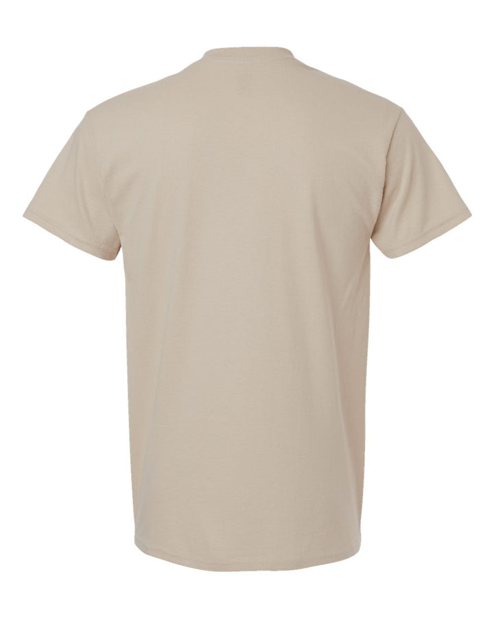 Rear View of Sand Ultra Cotton® T-Shirt - 2000