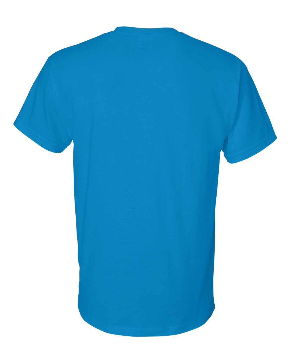 Rear View of Sapphire DryBlend® T-Shirt - 8000