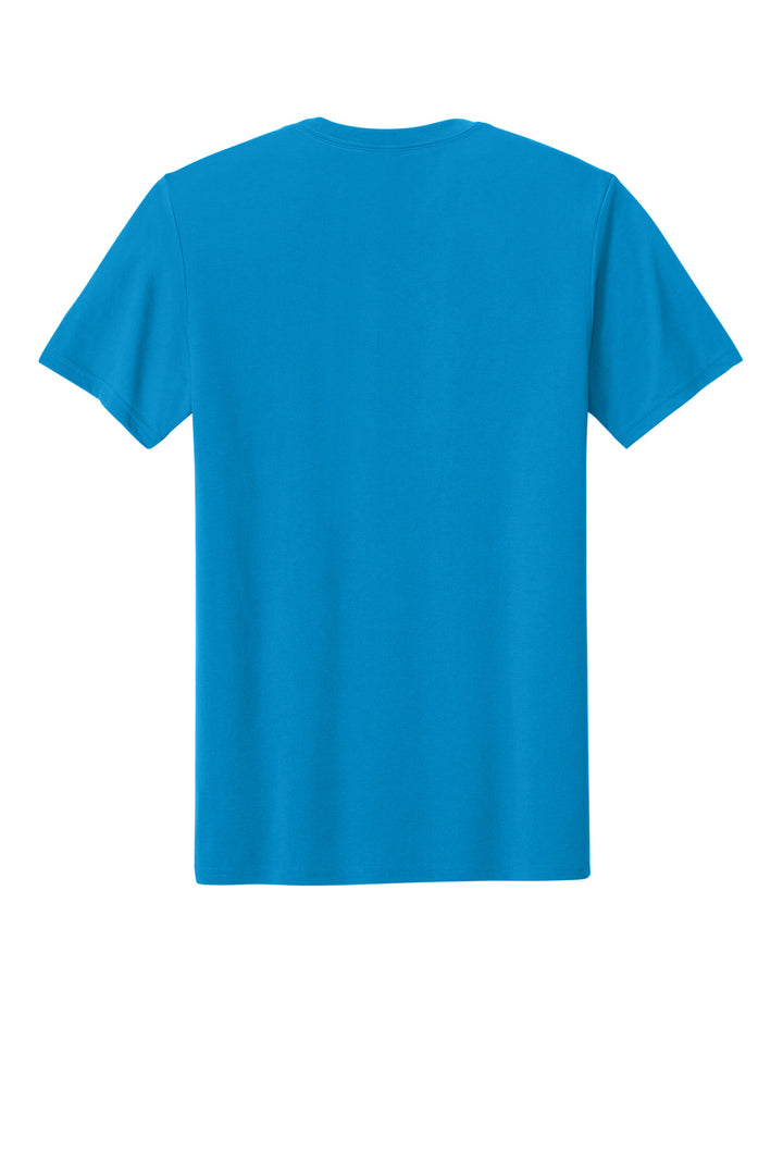 Rear View of Sapphire Gildan Gildan Performance T-Shirt. 42000