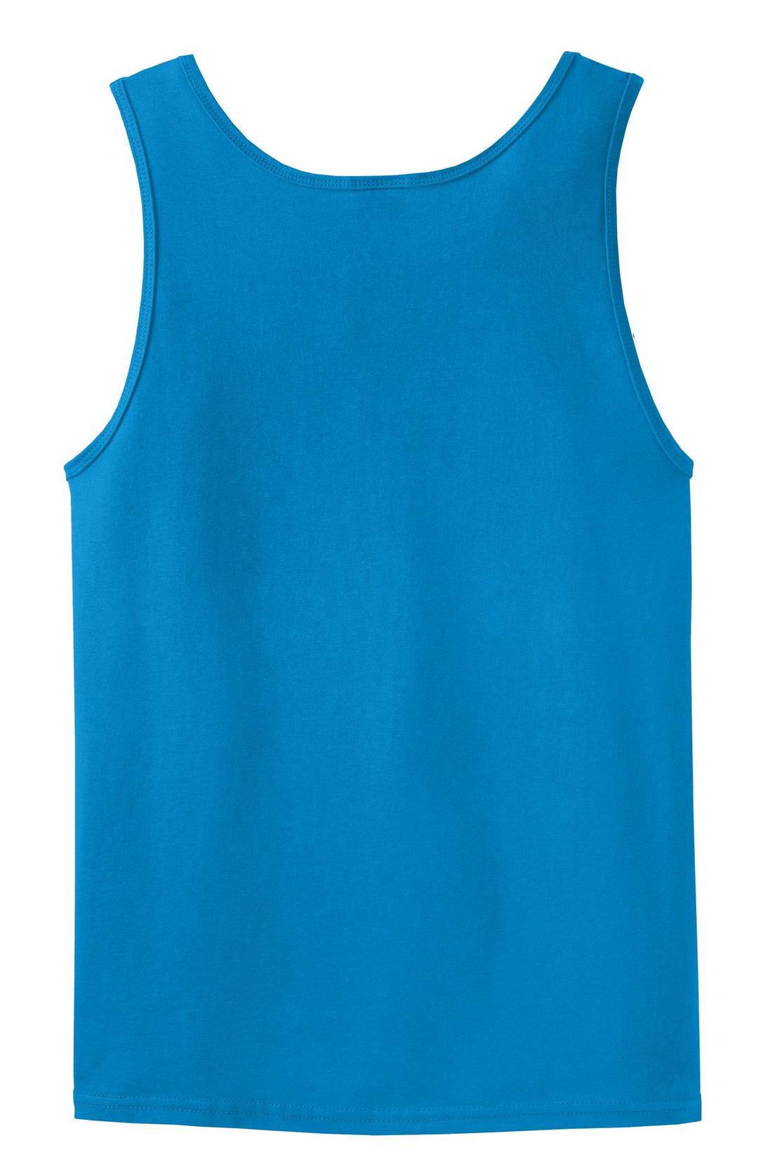 Rear View of Sapphire Gildan - Ultra Cotton 100% US Cotton Tank Top. 2200