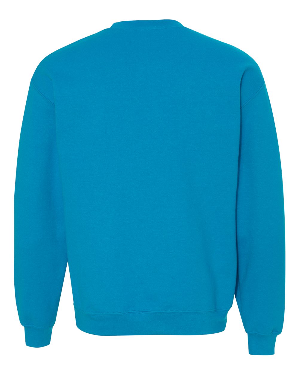 Rear View of Sapphire Heavy Blend™ Crewneck Sweatshirt - 18000