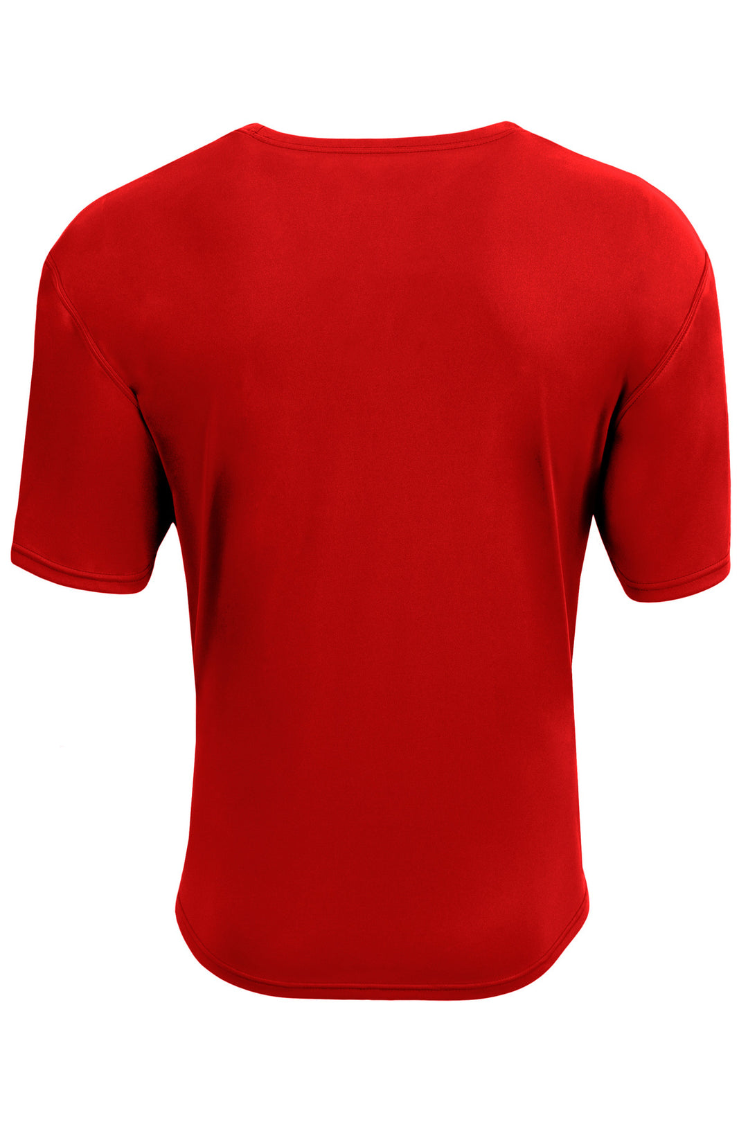 Rear View of Scarlet A4 AirFlex Short Sleeve Tee A4N3531