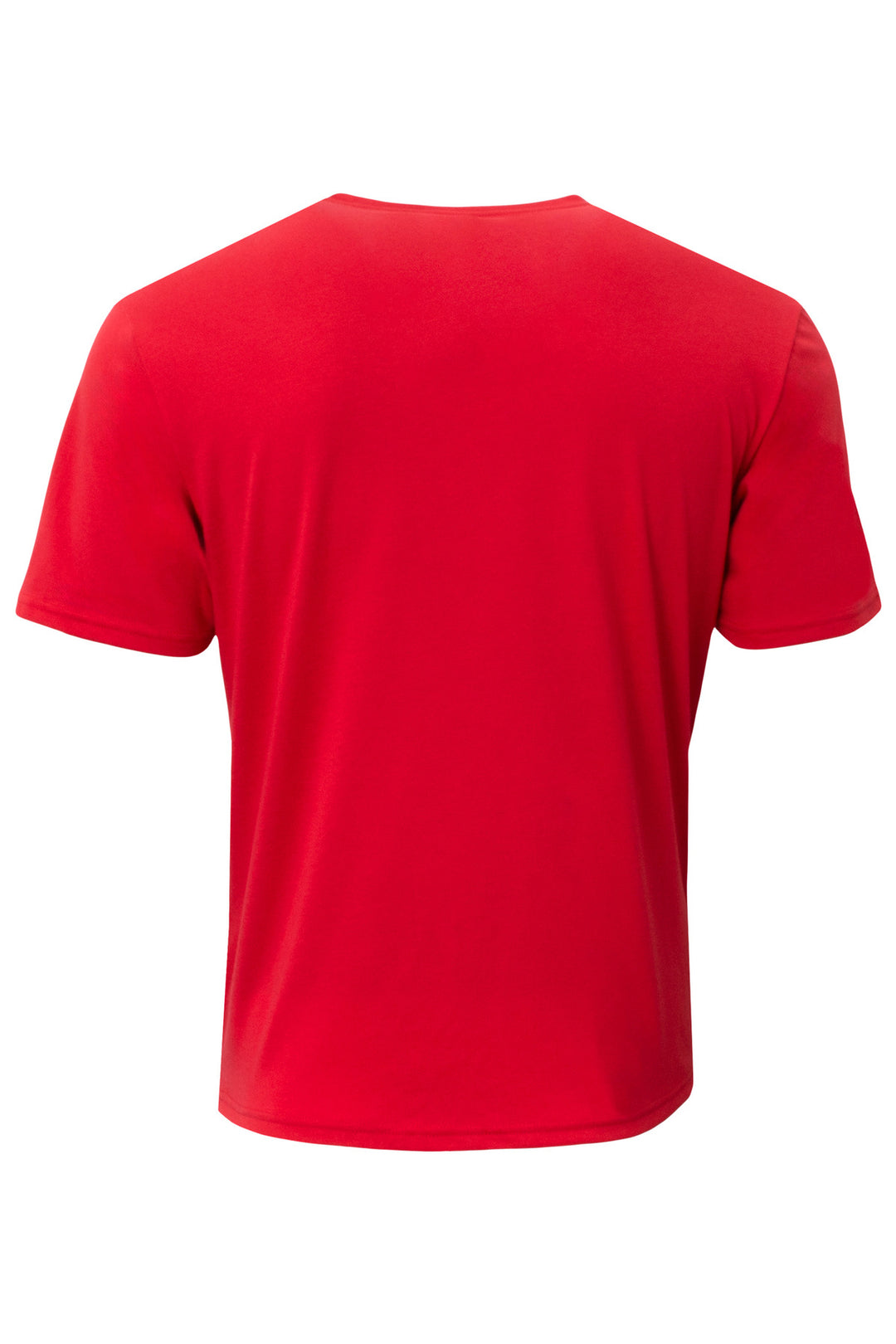 Rear View of Scarlet A4 Softek Short Sleeve Tee A4N3013