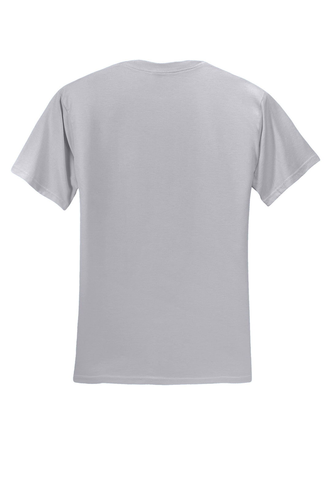 Rear View of ScubaBlue Jerzees - Dri-Power 50/50 Cotton/Poly T-Shirt. 29M