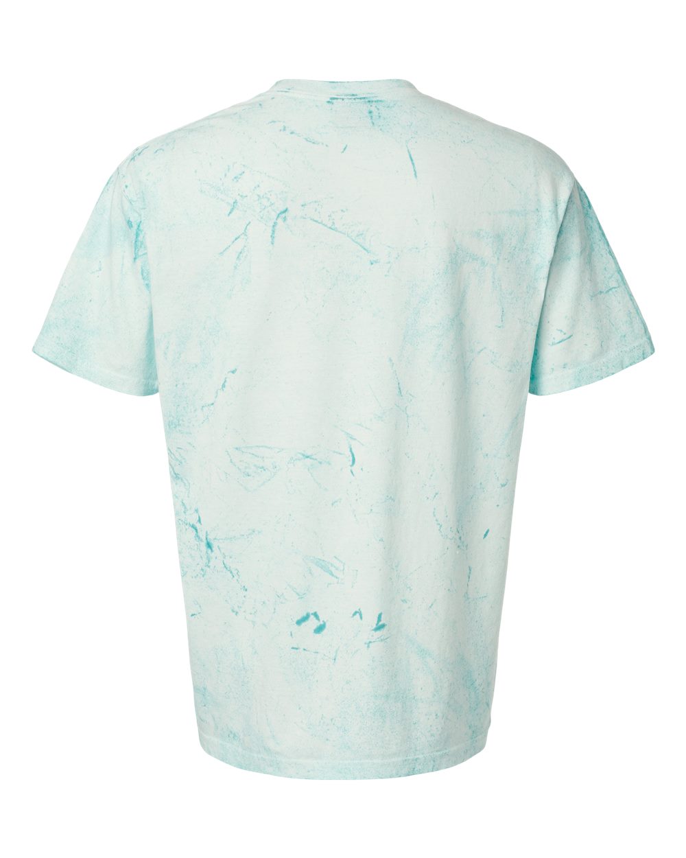 Rear View of Seaglass Colorblast™ Heavyweight T-Shirt - 1745
