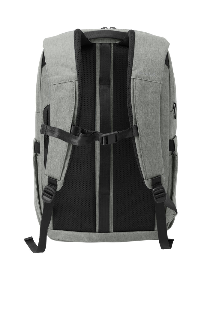 Rear View of ShdGyHthr TravisMathew Duration Backpack TMB105
