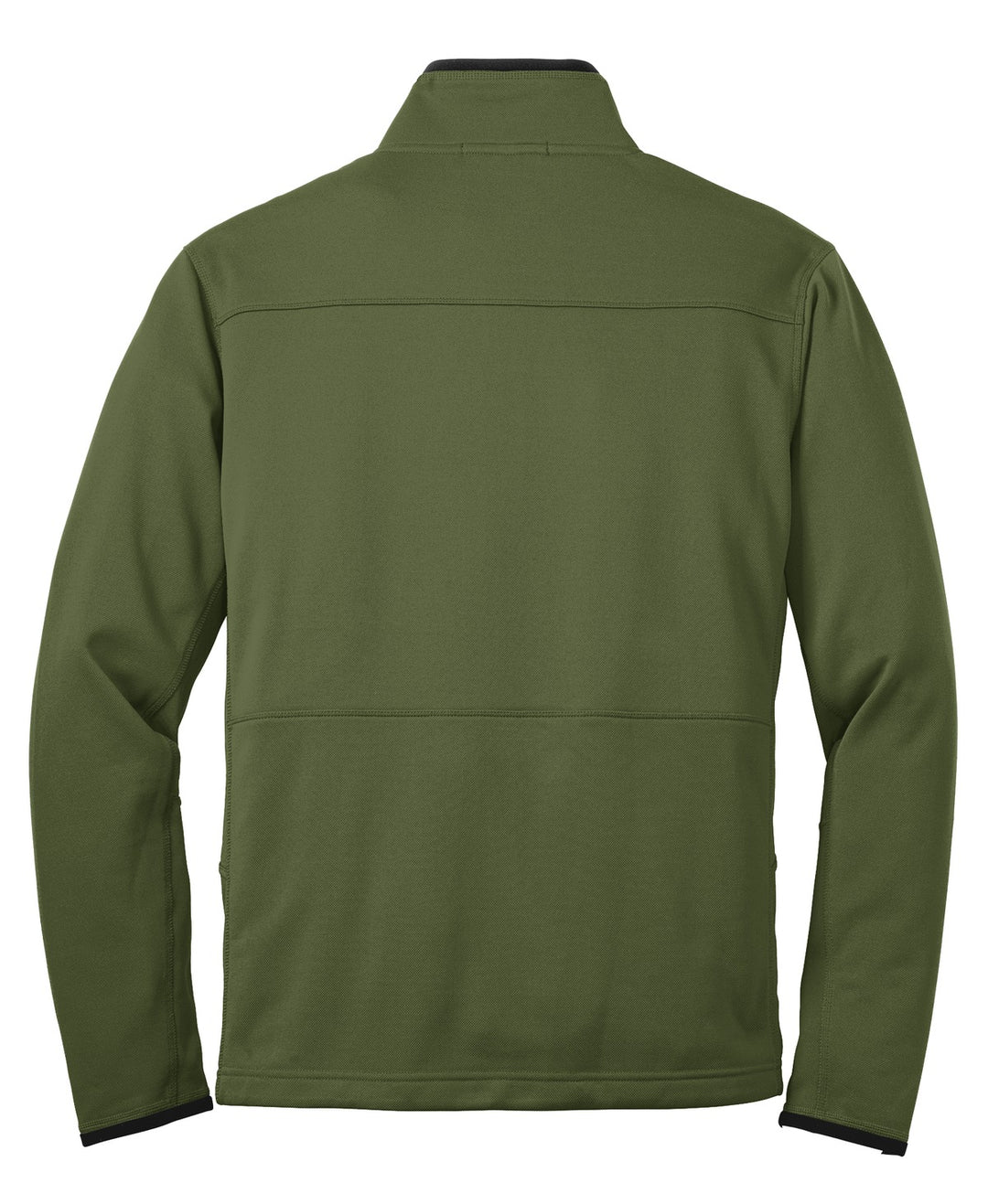 Rear View of Sherwood Green Port Authority Pique Fleece Jacket. F222