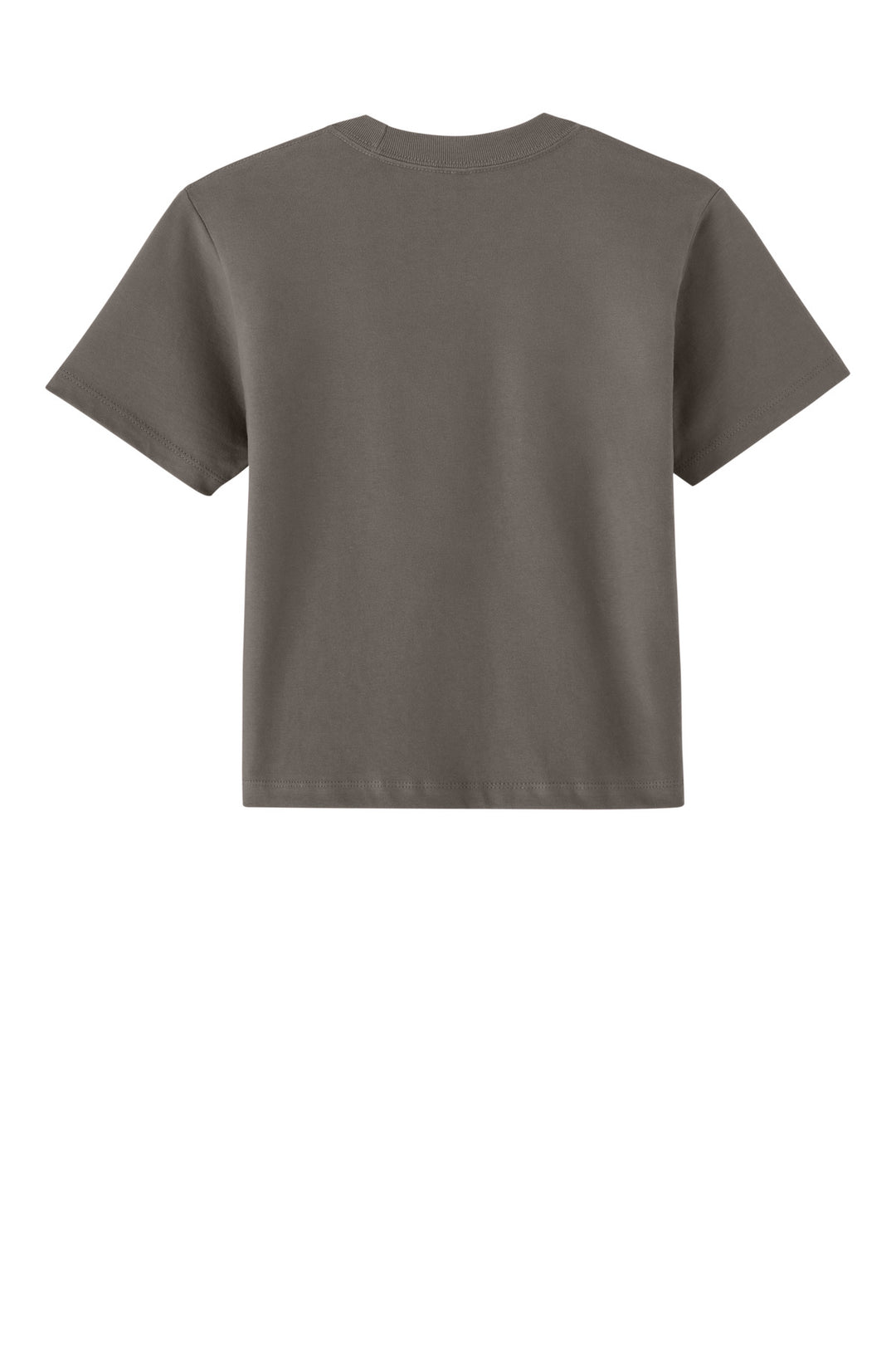 Rear View of Shiitake Next Level Apparel Women's Heavyweight Boxy Tee NL7610