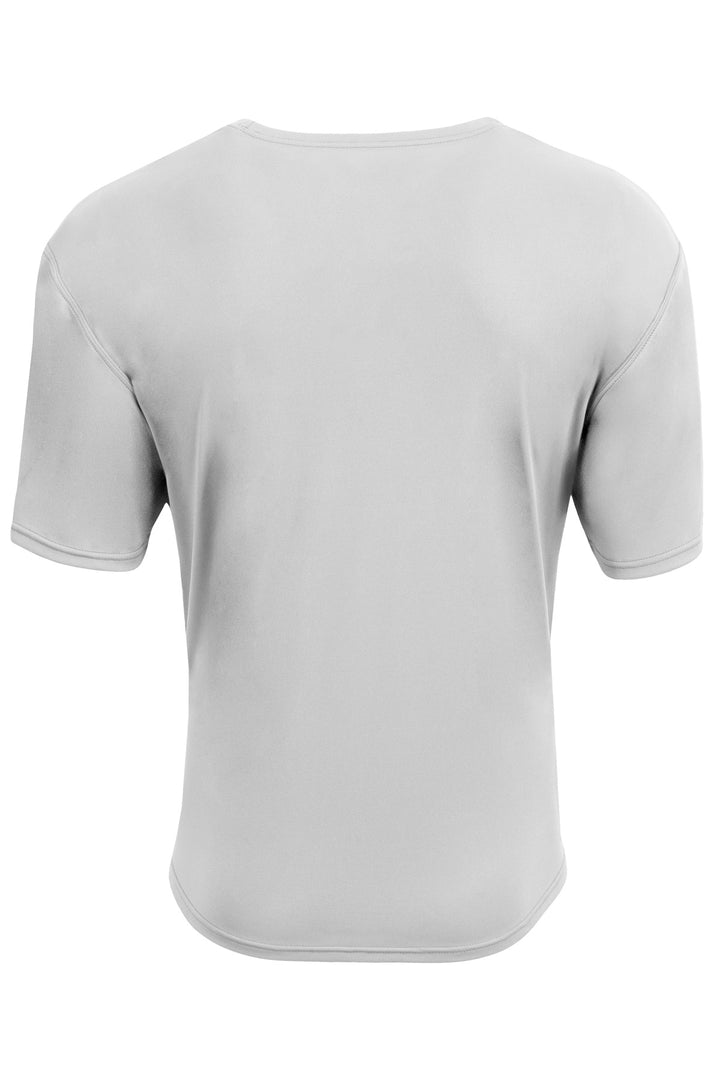 Rear View of Silver A4 AirFlex Short Sleeve Tee A4N3531