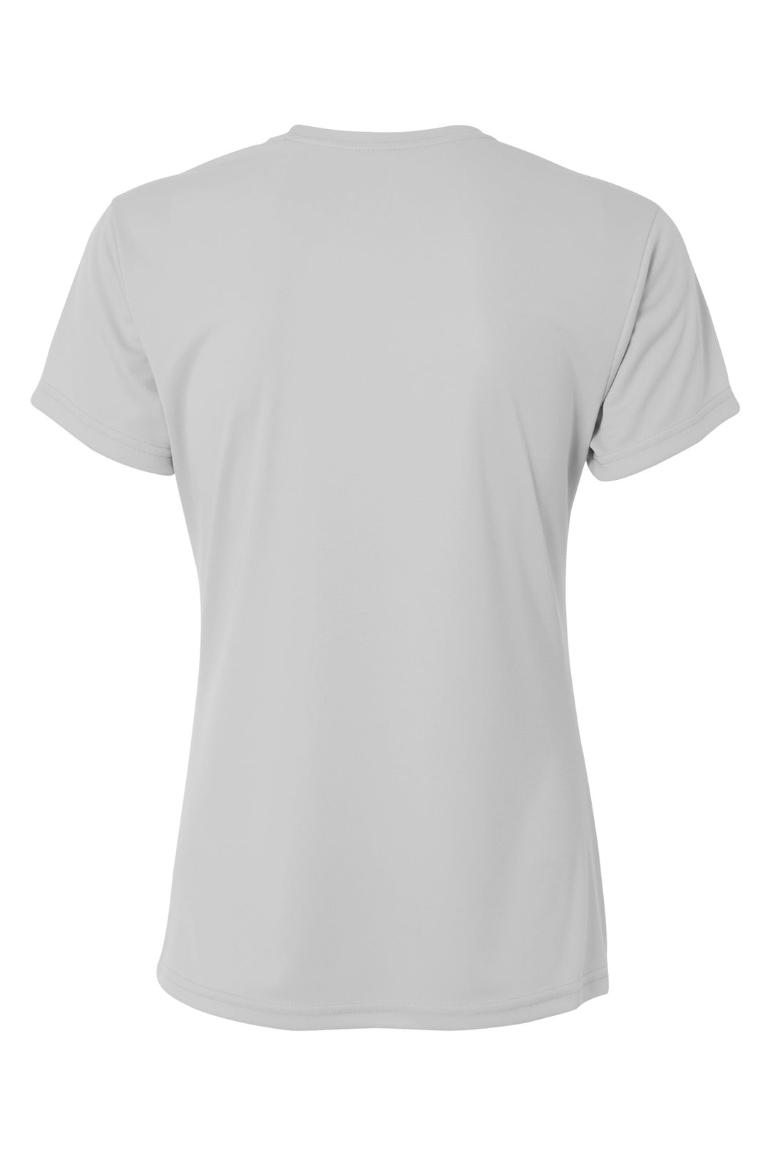 Rear View of Silver A4 Women's Cooling Performance Short Sleeve Tee A4NW3201