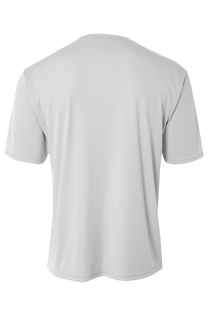 Rear View of Silver A4 Youth Cooling Performance Short Sleeve Tee A4NB3142