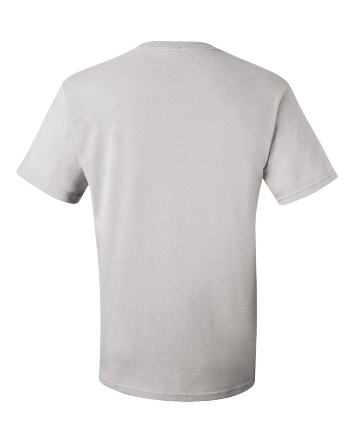 Rear View of Silver Dri-Power® 50/50 T-Shirt - 29MR