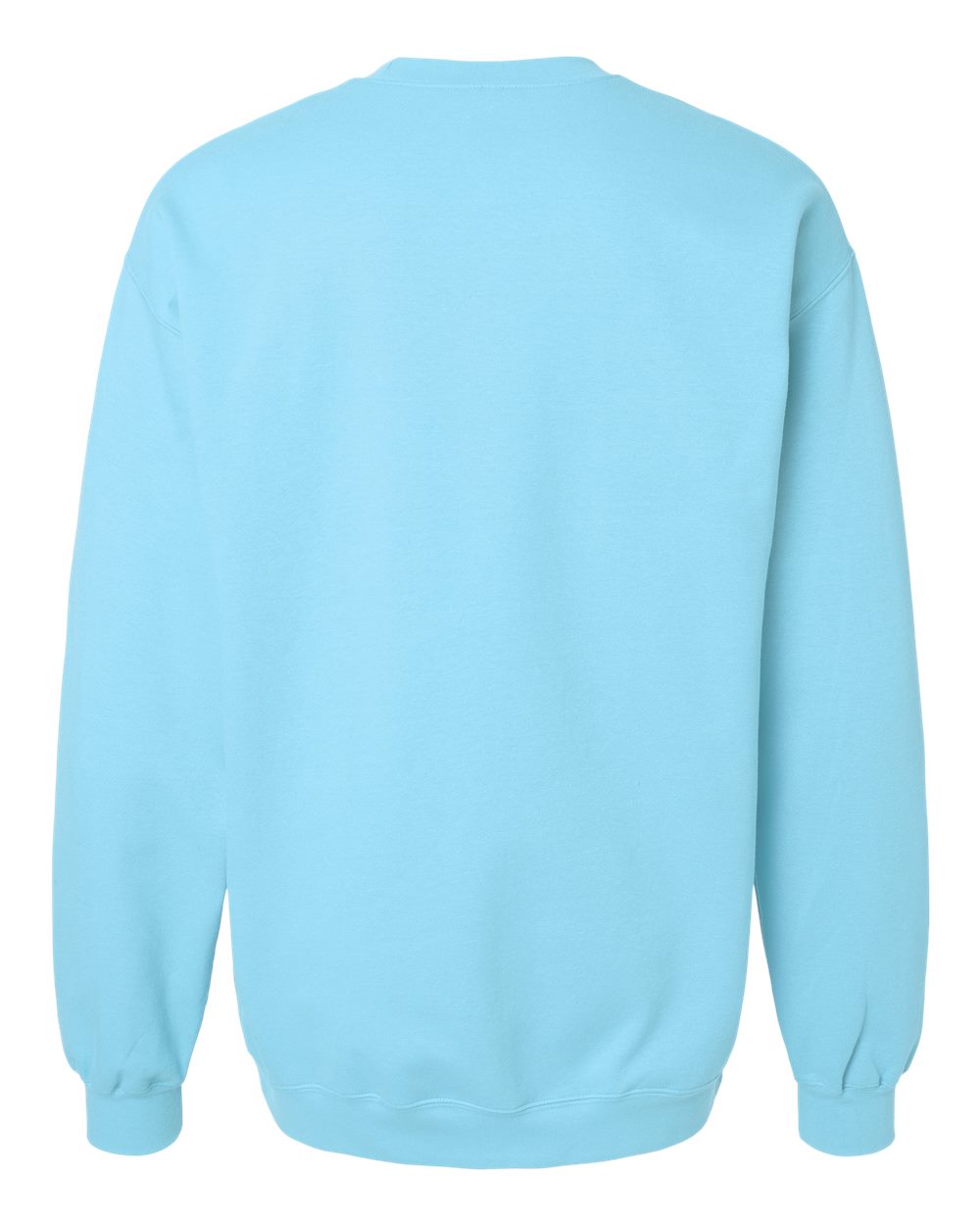 Rear View of Sky Softstyle® Midweight Crewneck Sweatshirt - SF000