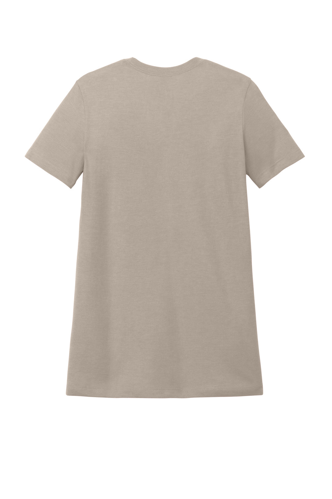 Rear View of Slate Gildan Softstyle Women's CVC T-Shirt 64001LCVC