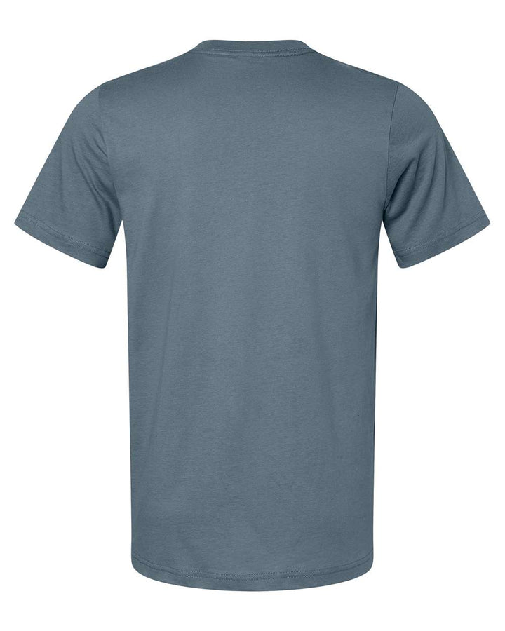 Rear View of Slate Jersey Tee - 3001