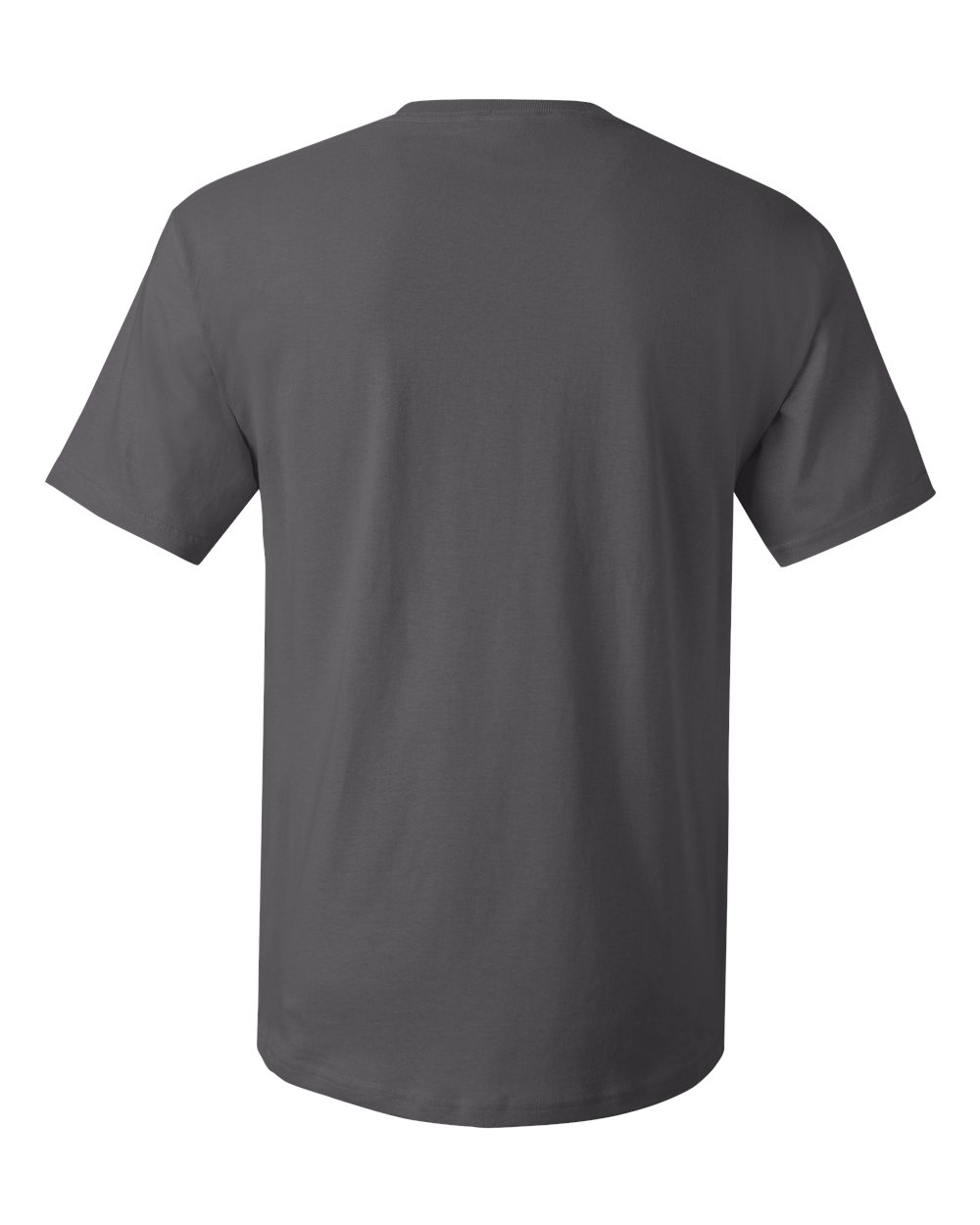 Rear View of Smoke Grey Essential-T T-Shirt - 5280