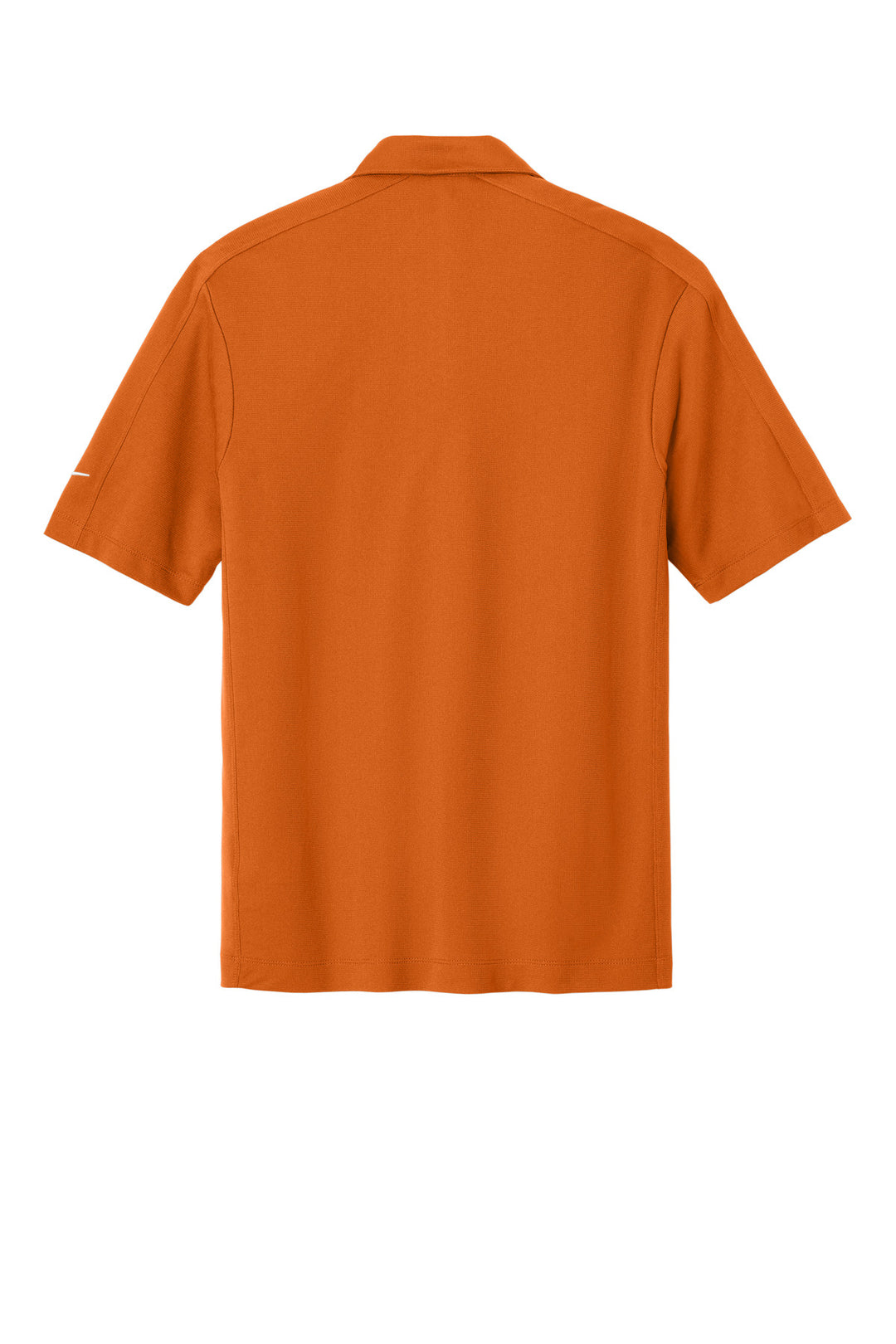 Rear View of Solar Orange Nike Tech Sport Dri-FIT Polo. 266998