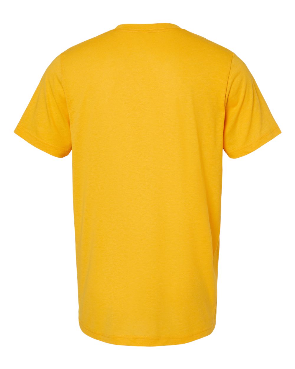 Rear View of Solid Gold Triblend Triblend Tee - 3413