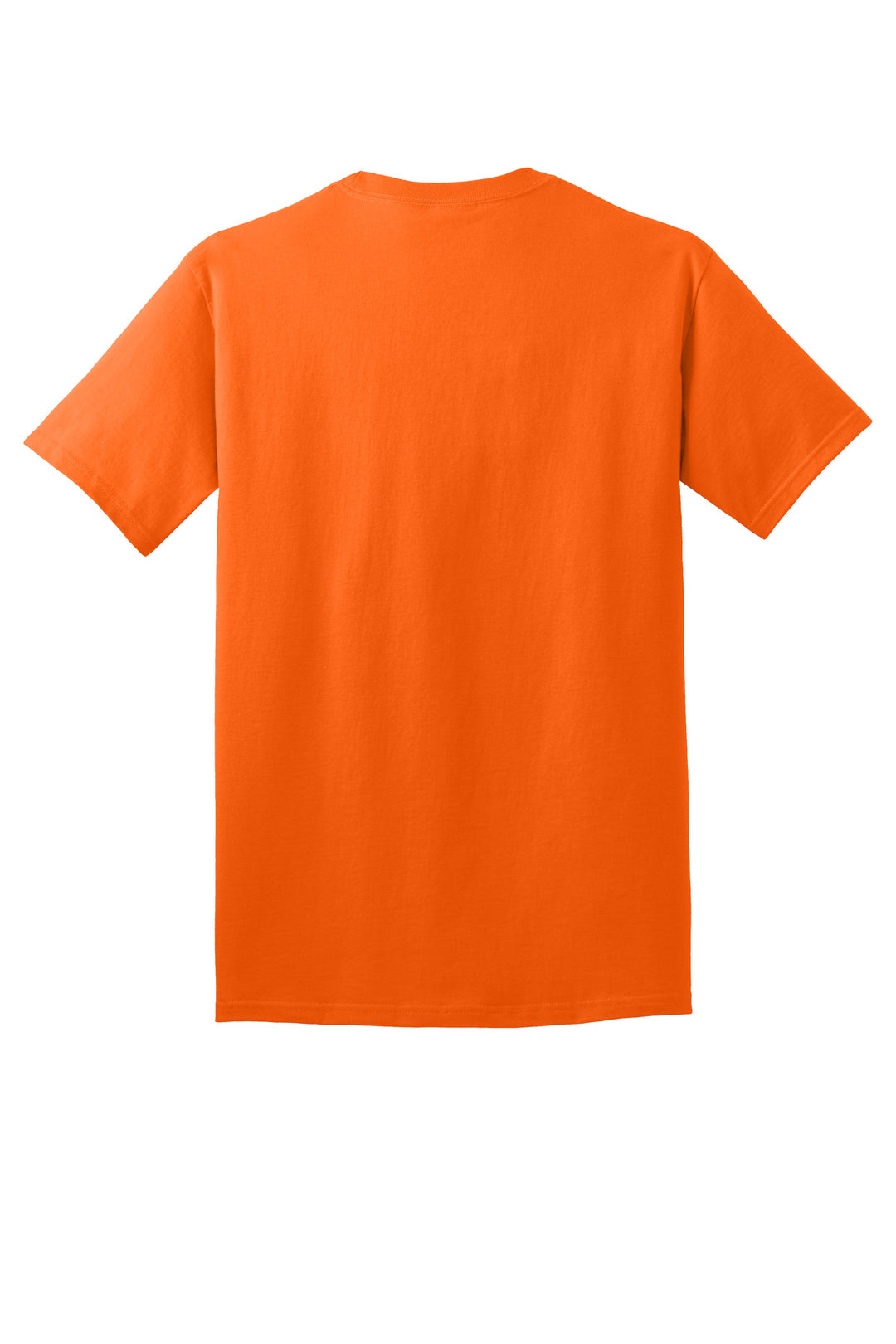 Rear View of SOrange Port & Company - Core Cotton Tee. PC54