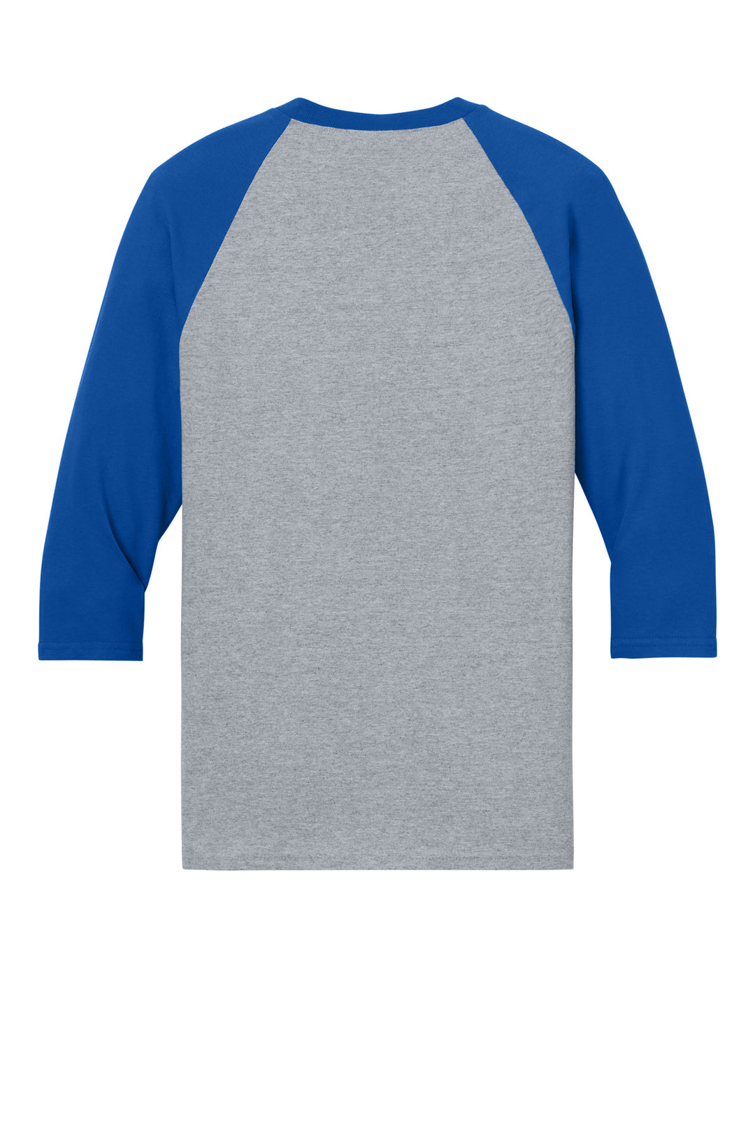 Rear View of SpGTrimRyl Gildan Heavy Cotton 3/4-Sleeve Raglan T-Shirt. 5700