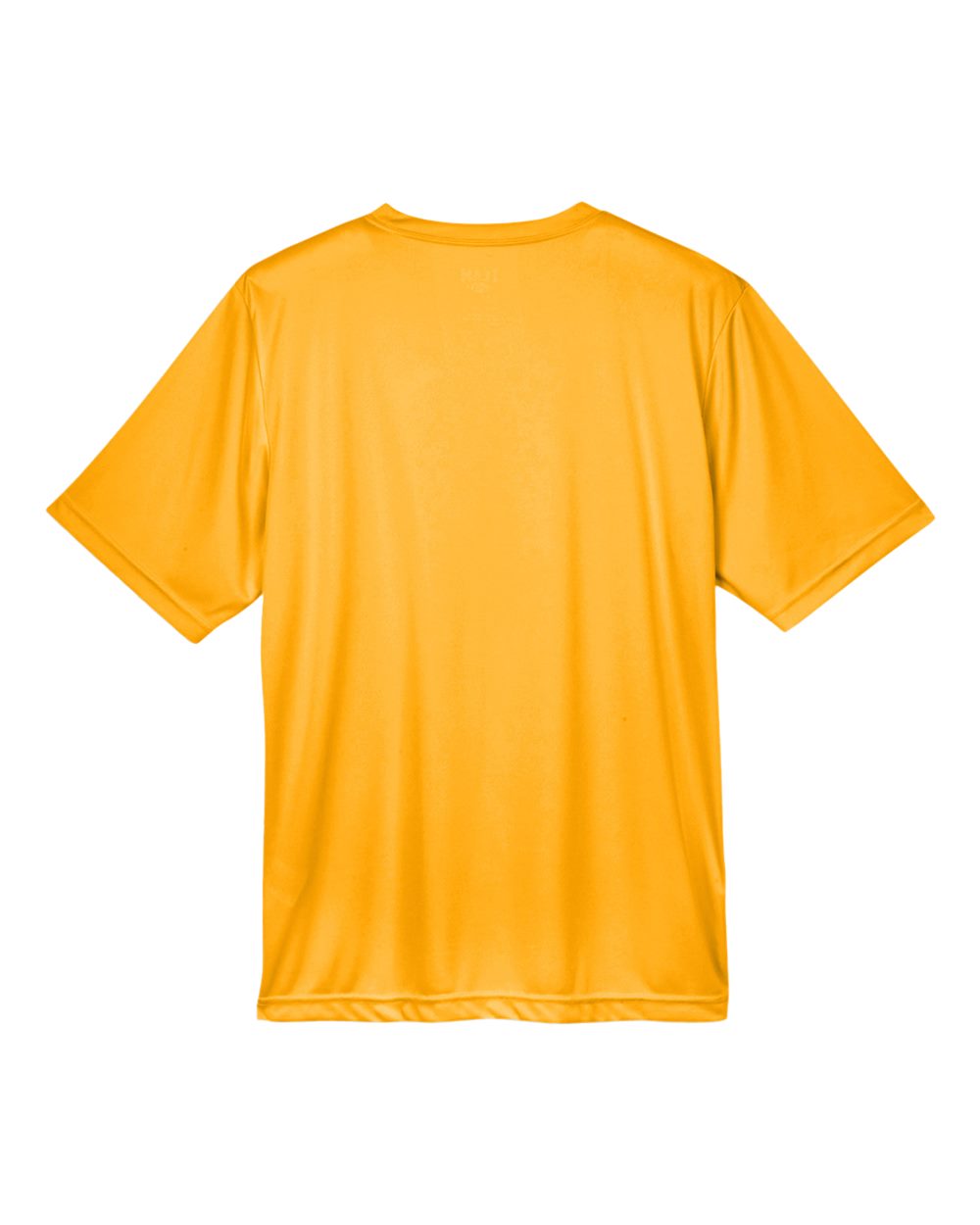 Rear View of Sport Athletic Gold Men's Zone Performance T-Shirt - TT11