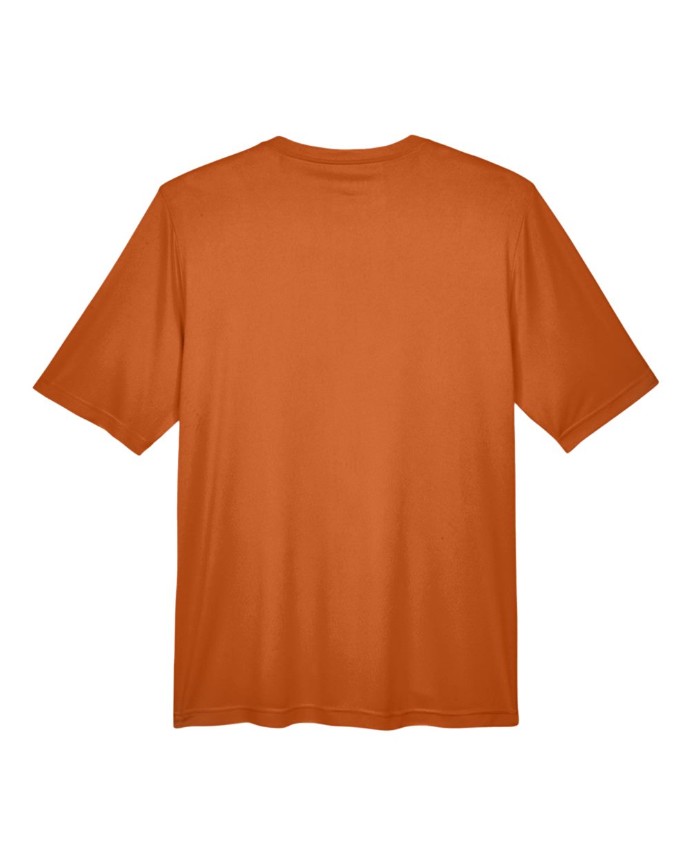 Rear View of Sport Burnt Orange Men's Zone Performance T-Shirt - TT11