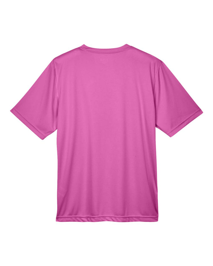 Rear View of Sport Charity Pink Men's Zone Performance T-Shirt - TT11